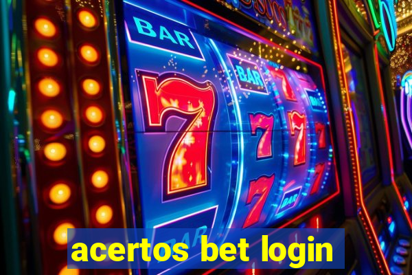 acertos bet login